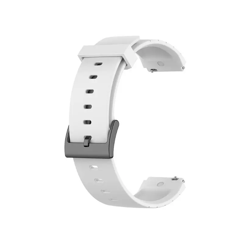 18 мм ударопрочный ремешок для часов Силиконовый Браслет Для XIaomi Smart Watch - Цвет ремешка: Белый