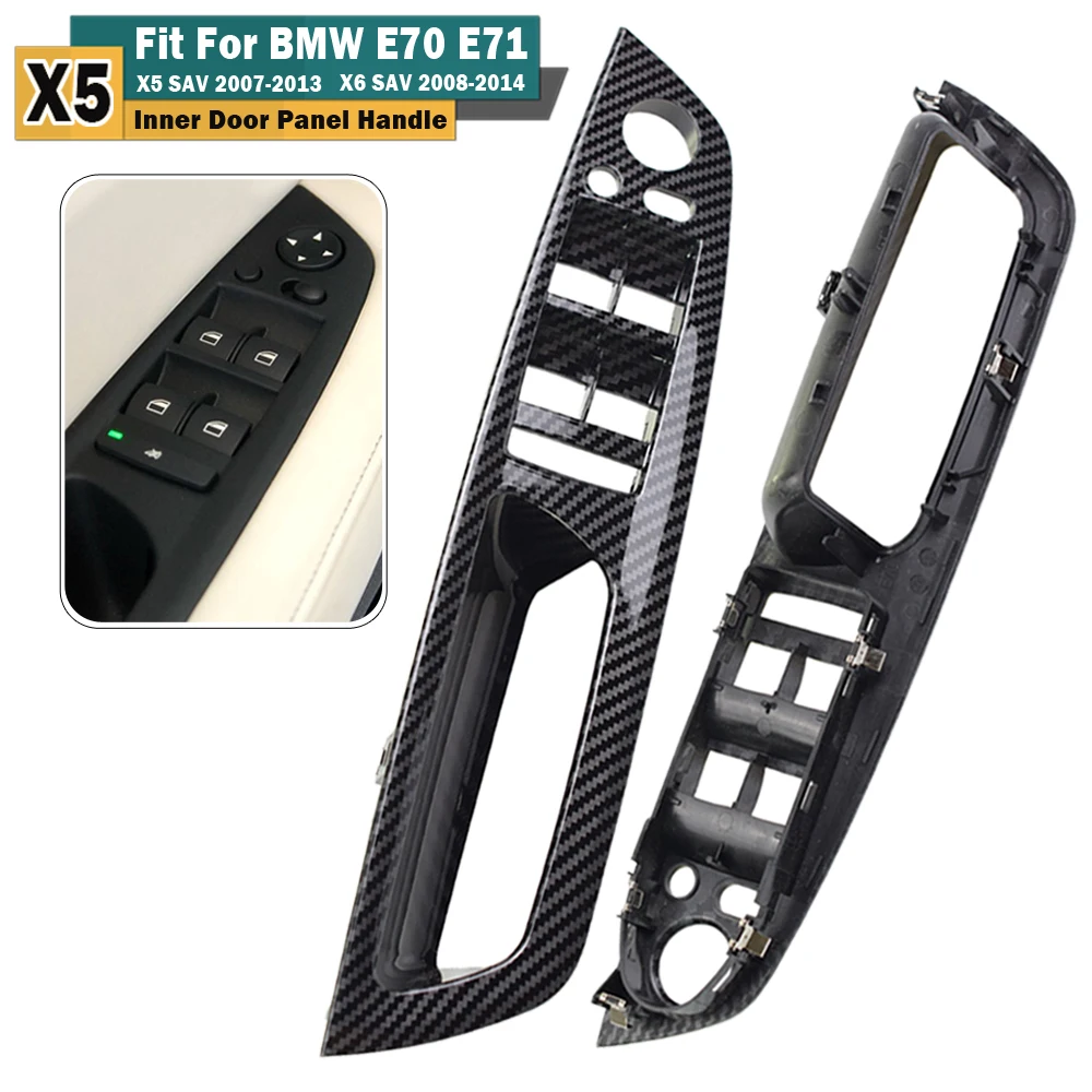 Left Hand Drive For Bmw E70 E71 X5 X6 20072013 Carbon Fiber Beige