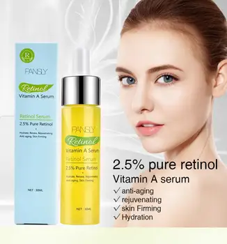 

30ml Natural Vitamin A Serum Liquid Hyaluronic Retinol Essence Moisturizng Anti Aging Anti Wrinkle Serum for Skincare TSLM2