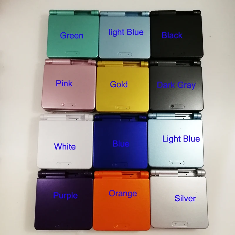 Quentes com Alojamento Pré-cortado para Gameboy Tela com Case de Concha para o Console Kits v2 Backlight Gbasp Lcd Ips Gba sp - Image 3