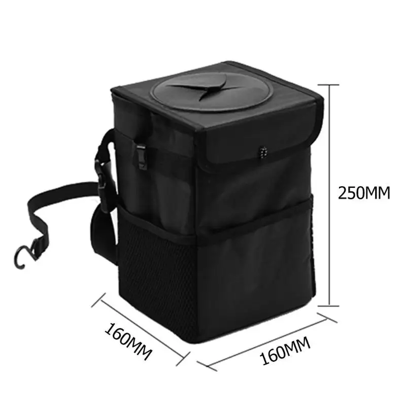 Складной Водонепроницаемый Автомобильный задний ящик для хранения автомобильный легкий монтаж изоляции и водонепроницаемый ing путешествия тепловой мешок мусорный ящик урна - Название цвета: S