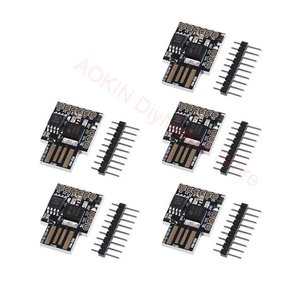 5 шт. Digispark Kickstarter Attiny85 общего назначения Micro USB макетная плата для Arduino |