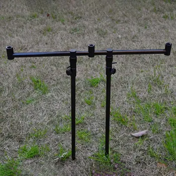 

Aluminum alloy Fishing Rod Holder River insert support Reservoir Pond Ocean Boat Fishing Two-section telescopic bracket