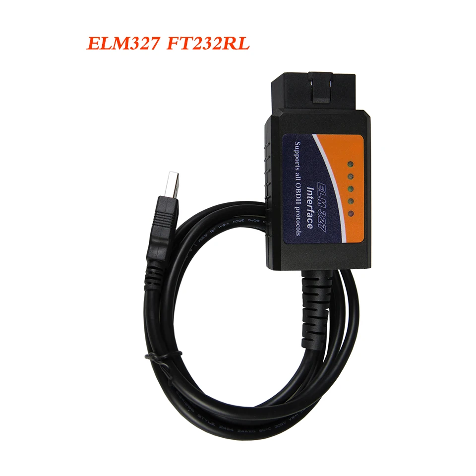 Автомобильный диагностический сканер ODB2 V1.5 ELM327 USB чип FT232RL ELM 327 1 5 OBDII инструмент OBD