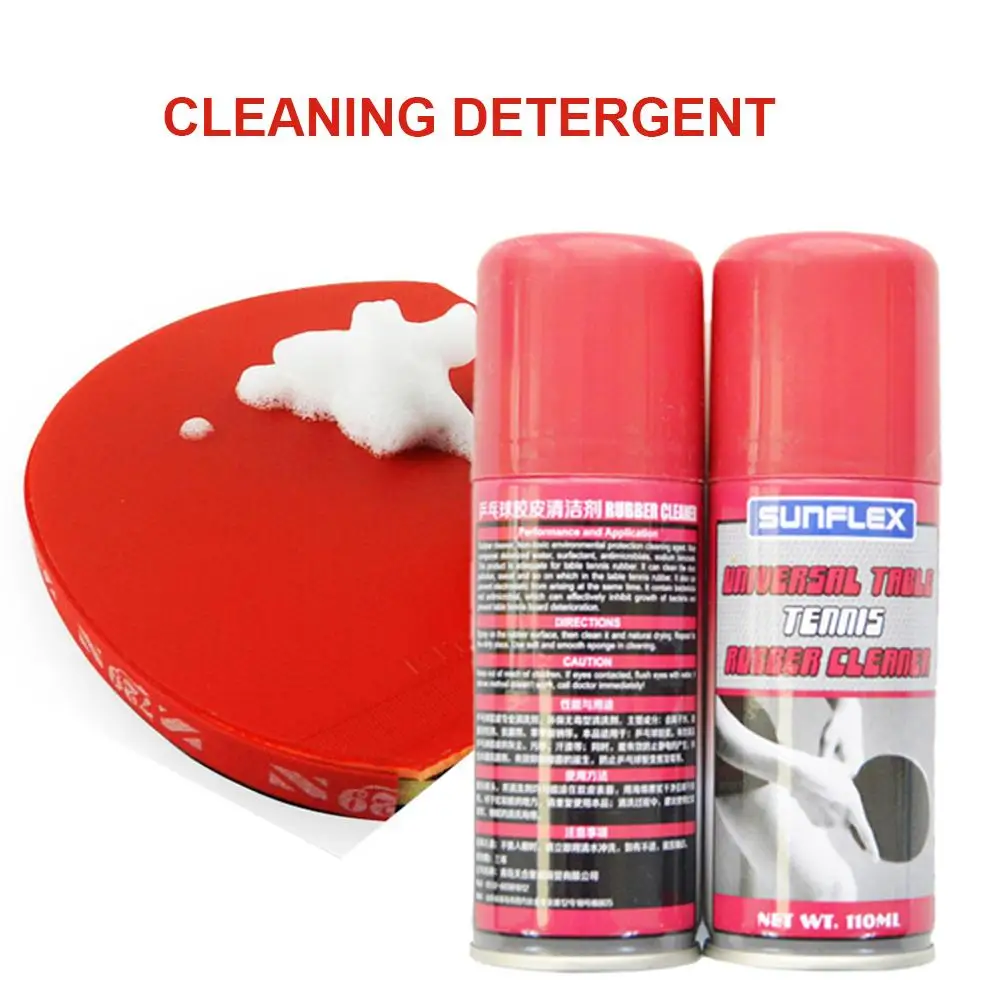 

Table Tennis Racket rubber Cleaner Dirt Sweat Removal Anti-mould Professional Care Ping Pong Paddle Cleaner 100/110ML