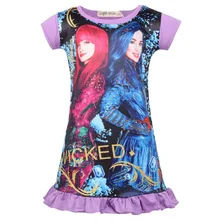 Летний набор для сна «Принцессы», платье, одежда для маленьких девочек, рождественские платья, Vestido для детей, пижамы для девочек, одежда