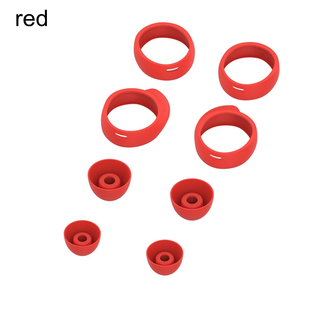 1 комплект красочные силиконовые наушники-капельки, наушники, комплекты для samsung Galaxy Buds, наушники-аксессуар - Цвет: red