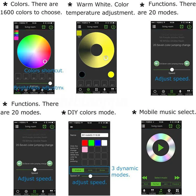 Bluetooth/Wifi светодиодный контроллер+ ИК пульт дистанционного управления для 5050/3528 RGB/RGBW светодиодный светильник