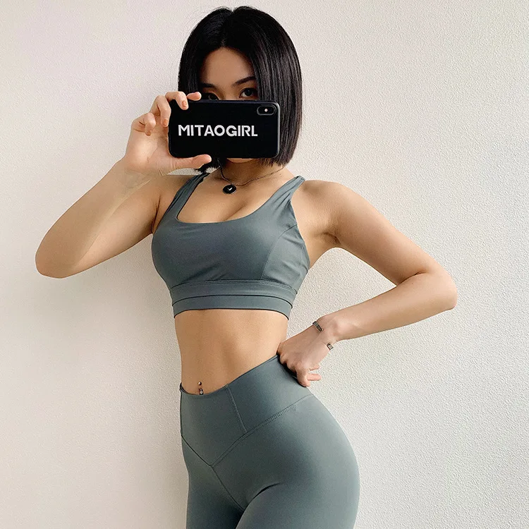 Спортивный бюстгальтер Howsports Топ для занятий йогой Топ женский спортивный топ регулируемый плечевой ремень фитнес тренировка Бег для женщин спортивный топ