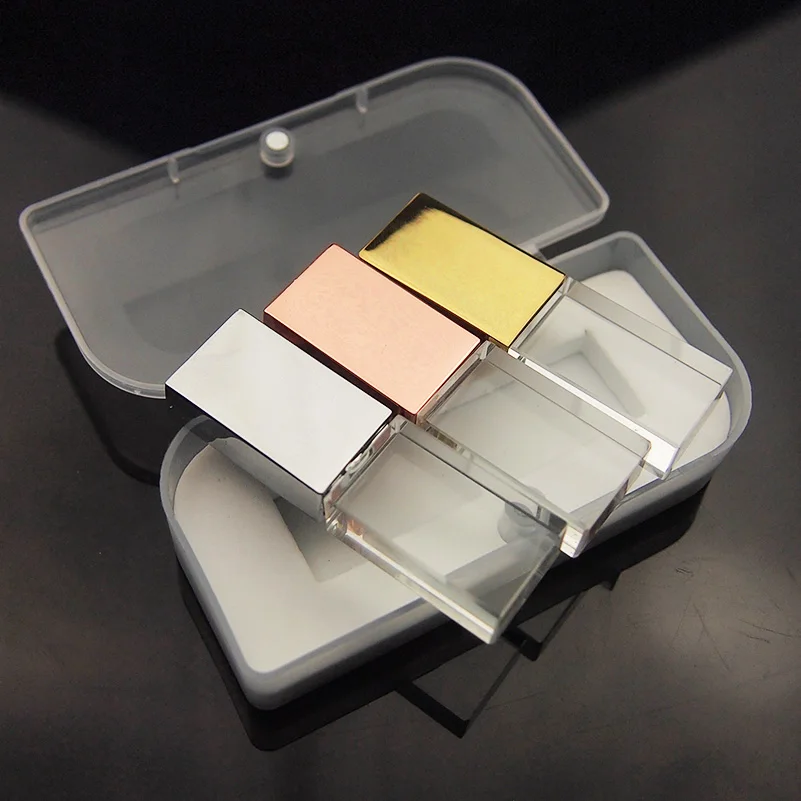 Кристальный флеш диск USB 2 0 с белой коробкой накопитель 4 ГБ 8 16 32 64 флешка