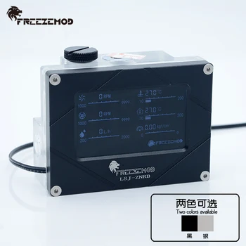 

FREEZEMOD Intelligent Water Cooling System Monitor 2020 Temperature Flow Rate Air Pressure Water Pump PWM. LSJ-ZNRB