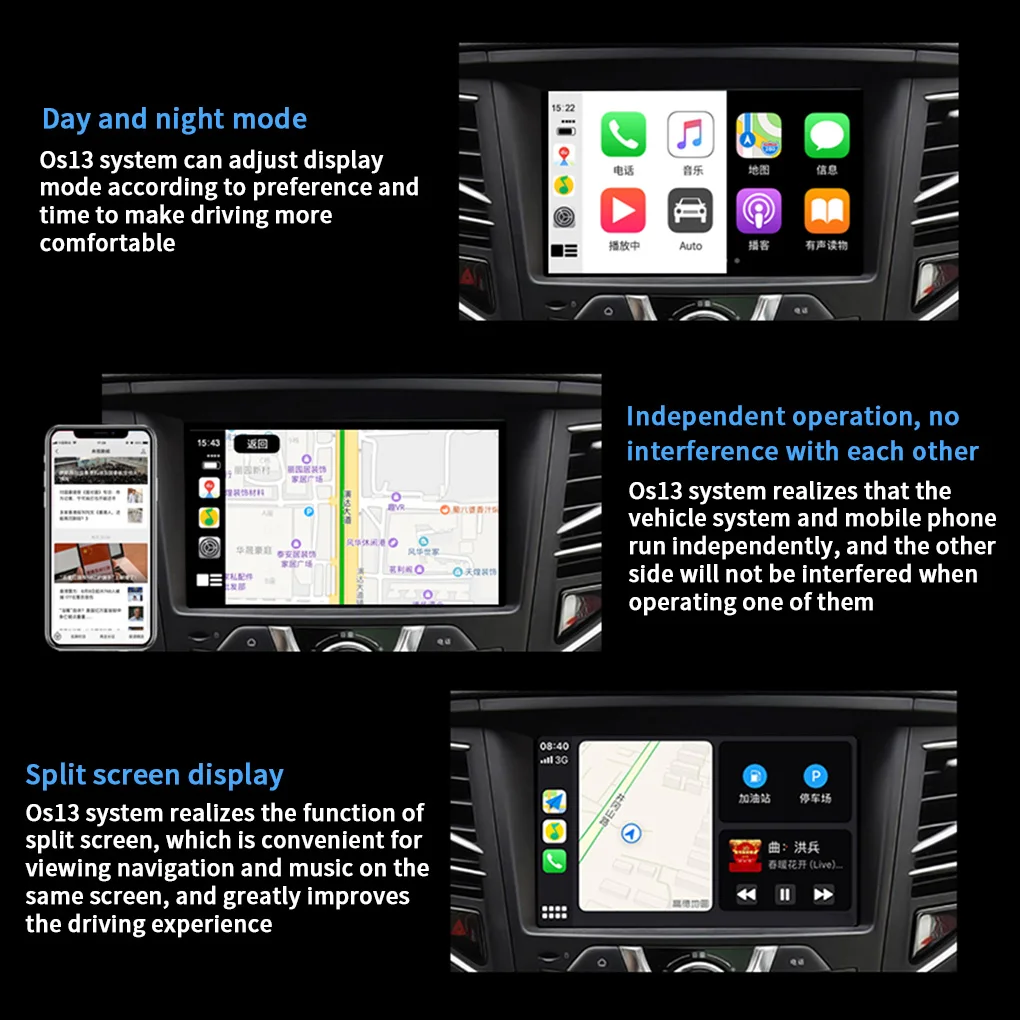 Carlinkit  ī÷/ȵ̵ ڵ ī÷ , ȵ̵ ý ȭ Ʈ ũ , ̷ ũ IOS 14  