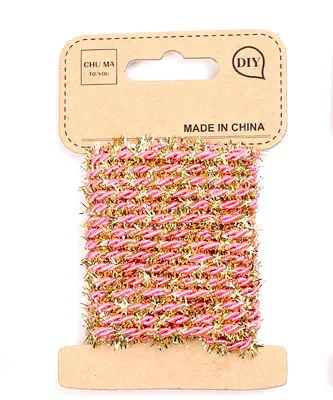 3 м/рулон Ручной портативный веревка хлопок шпагат шнур струнная бумажная сумка подарок Свадебная Упаковка вечерние Рождество фестиваль украшения - Цвет: 2.  Q2-75