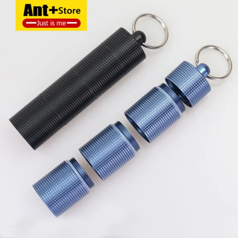 

EDC Outdoor Portable Pill Box with Mini Large Sub-package Moisture-proof Box Multi-cell Waterproof Seal Small Pill Bottle