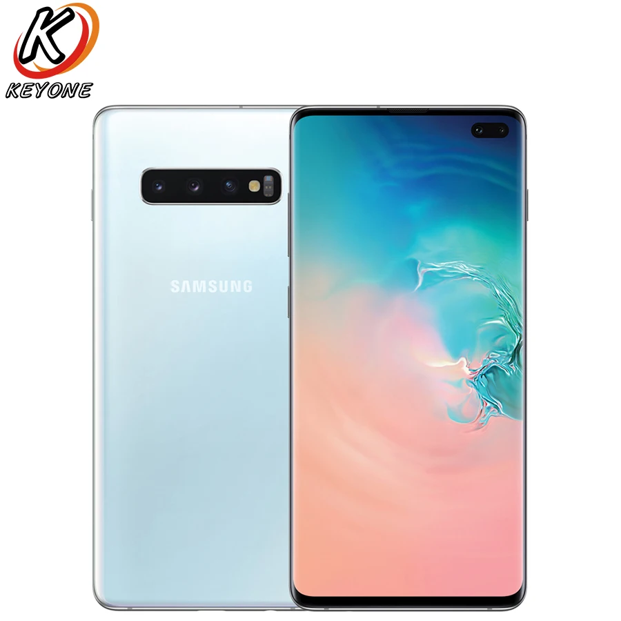 Мобильный телефон Samsung Galaxy S10 + G975U версии Sprint 6 4 дюйма 8 Гб ОЗУ 128 ПЗУ Snapdragon 855