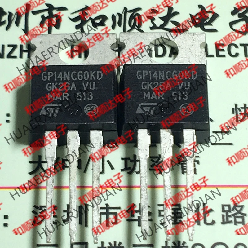 20 шт./лот GP14NC60KD-220 600V 14A