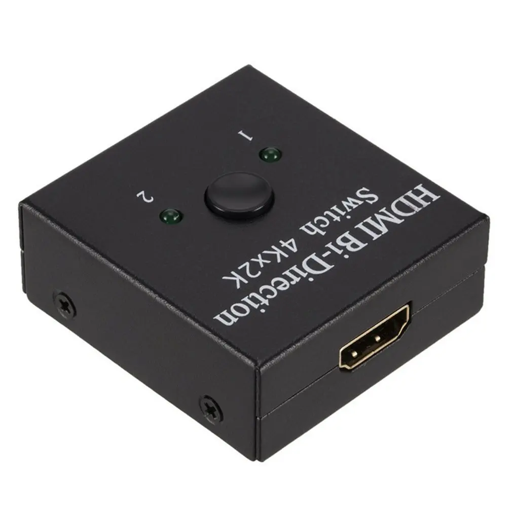 

HDMI Switch 2 in 1 out HDMI Splitter 1x2/2x1 Adapter out Converter for TV Box 1 Input 2 Output HUB Repeater Amplifier