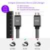10MM de largo Micro USB Cable de carga para Blackview A7/A20/A30/BV6000 Bv5500 Bv1000 Oukitel K10000/K3 C12 Pro Cable de cargador Kabel ► Foto 2/6