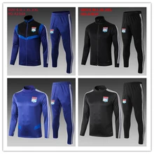 18, 19, 20, олимпийка, Lyonnais, спортивный костюм для футбола, зимний OL, тренировочный костюм, футбольный костюм, Lyon, Джерси, футболка на молнии, DHL, корабль