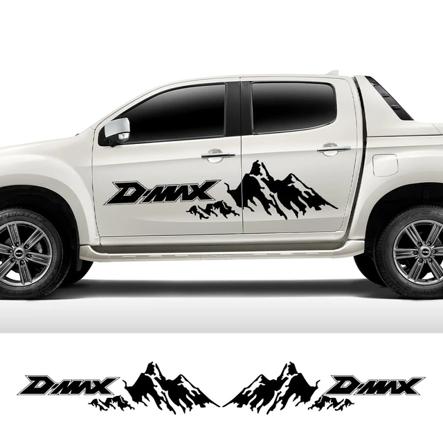 Auto Aufkleber Pickup Tür Side Decals Für Isuzu D Max Dmax D-Max Lkw Vinyl  Film Berg Nach Decor abdeckung Auto Zubehör - AliExpress