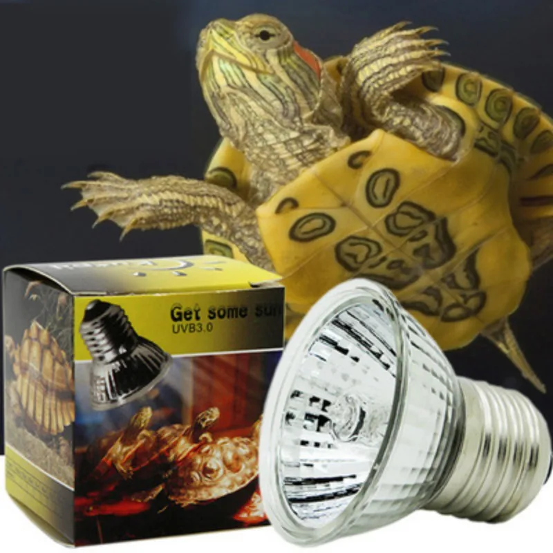 Full Spectrum Reptile Lamp Lizard Turtle UV Heating Lamp Sunbathe Spot