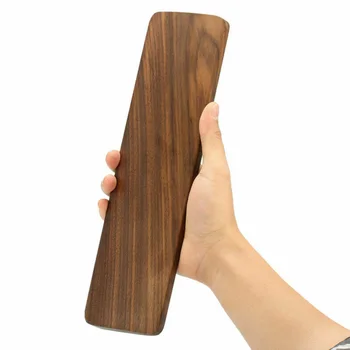 

Gaming Comfortable Walnut Wood Easy Typing Durable Laptop Polished Surface 60 Key Non Slip Office Keyboard Wrist Rest Pad
