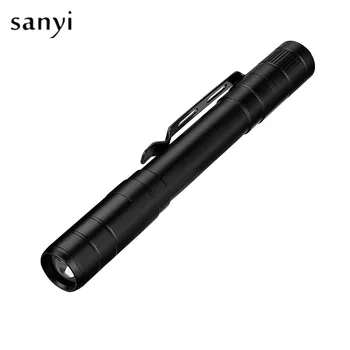 

Mini LED UV Flashlight Handheld Pen Light Pocket Torch AAA Battery Operated Mini UV Torch White Light 2 in 1 Flashlight