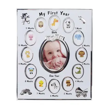 

Baby Photo Frame My First Year Picture Frame Kids Birthday Gift Home Decoration