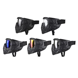 Full Face Mask Respirator Eyeglass CS Paintball Protector Guard