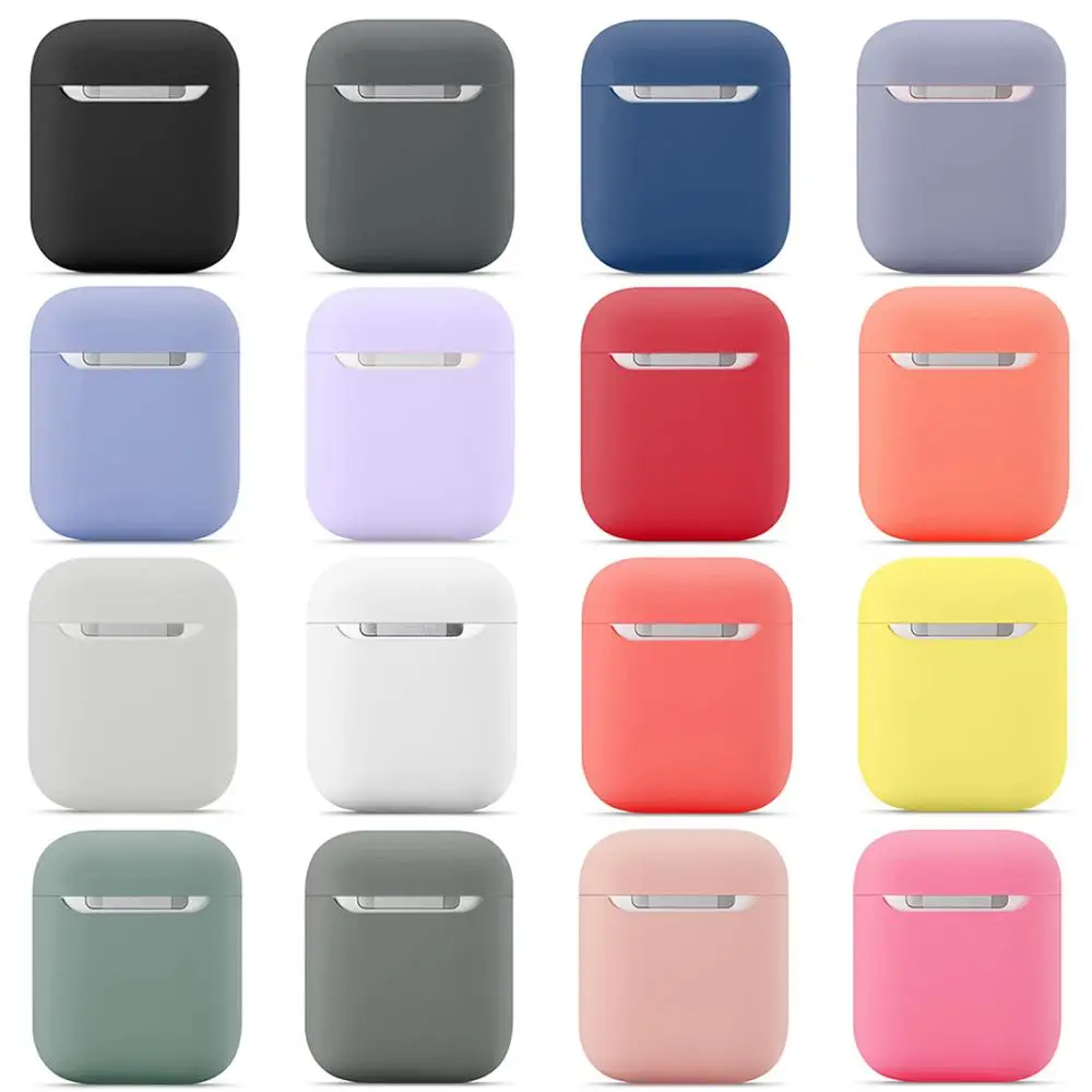 

Mini Soft Silicone Case For Apple Airpods Shockproof Cover For Apple AirPods 1/2 Earphone Cases for Air Pods Protector Case