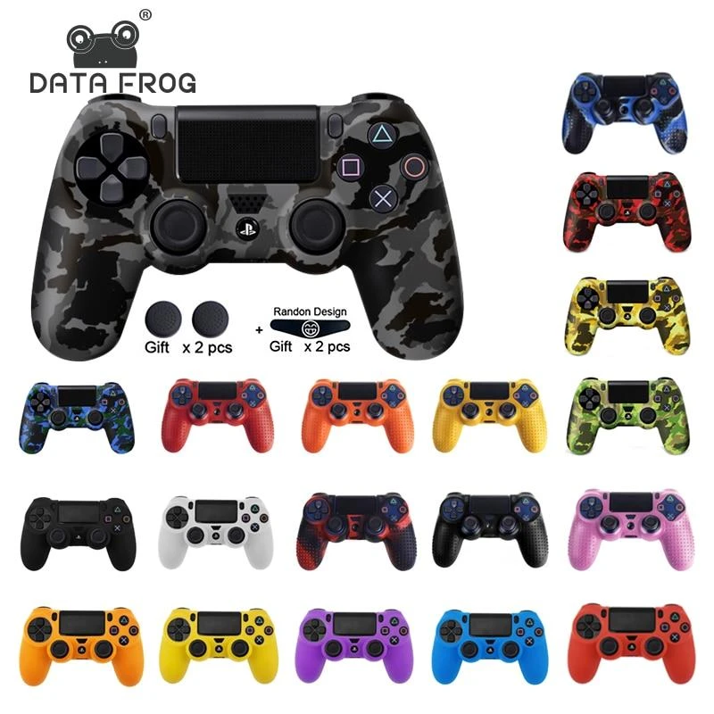 Data Frog For Sony Playstation 4 Ps4 Controller Protection Case Soft Silicone Gel Rubber Skin Cover For Ps4 Pro Slim Gamepad Cases Aliexpress