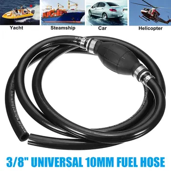 

Hose Assembly Fuel Pipe Universal Fuel Line Assembly Motor Caravans 10mm W/ Primer Bulb Durable