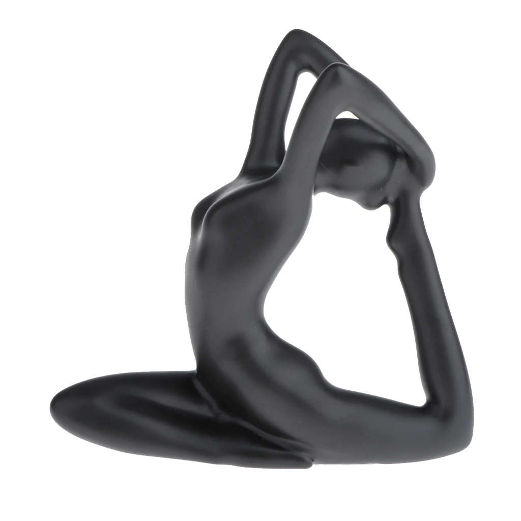 Tabletop Ceramic Dressing Table Decoration Modern Simple Creative Ornament Accessories Yoga Girl Home Decoration Ornament