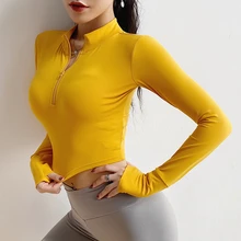 Укороченный топ с открытой спиной для тренировок, высококачественные спортивные куртки для фитнеса, облегающее пальто на молнии с длинным рукавом, спортивные куртки с капюшоном