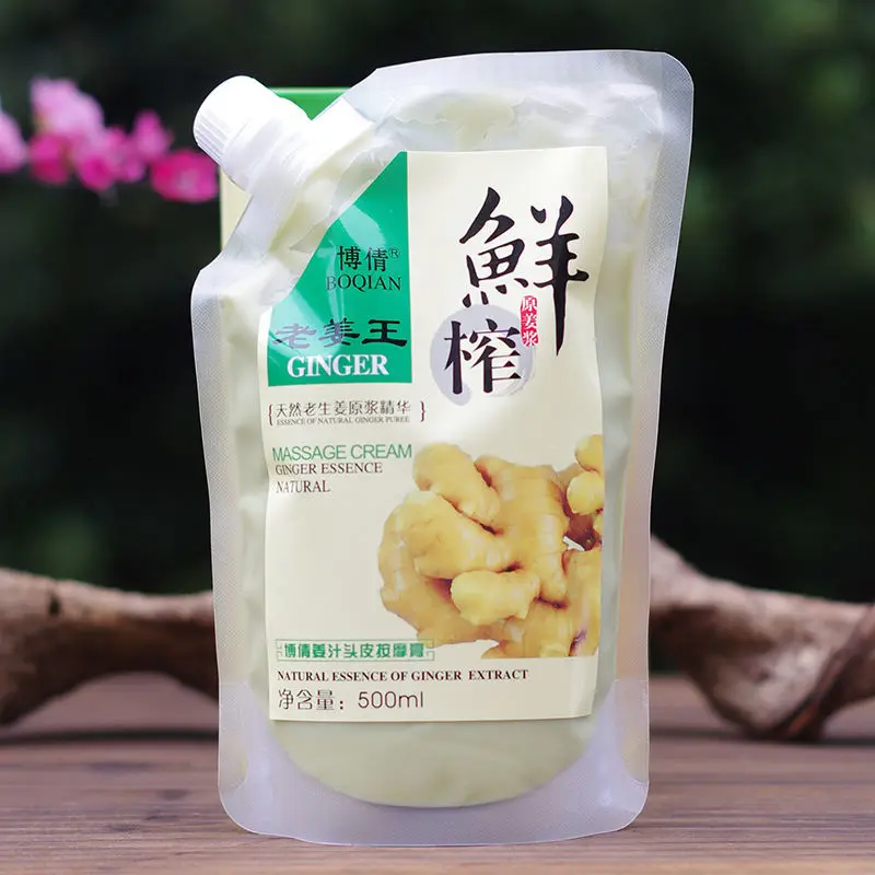 

Ginger Hair Scalp Massage Cream Hair Mask Treatment Nourishing Oil Control Repair Damaged Anti Hair Loss Hair Care Product 500ML