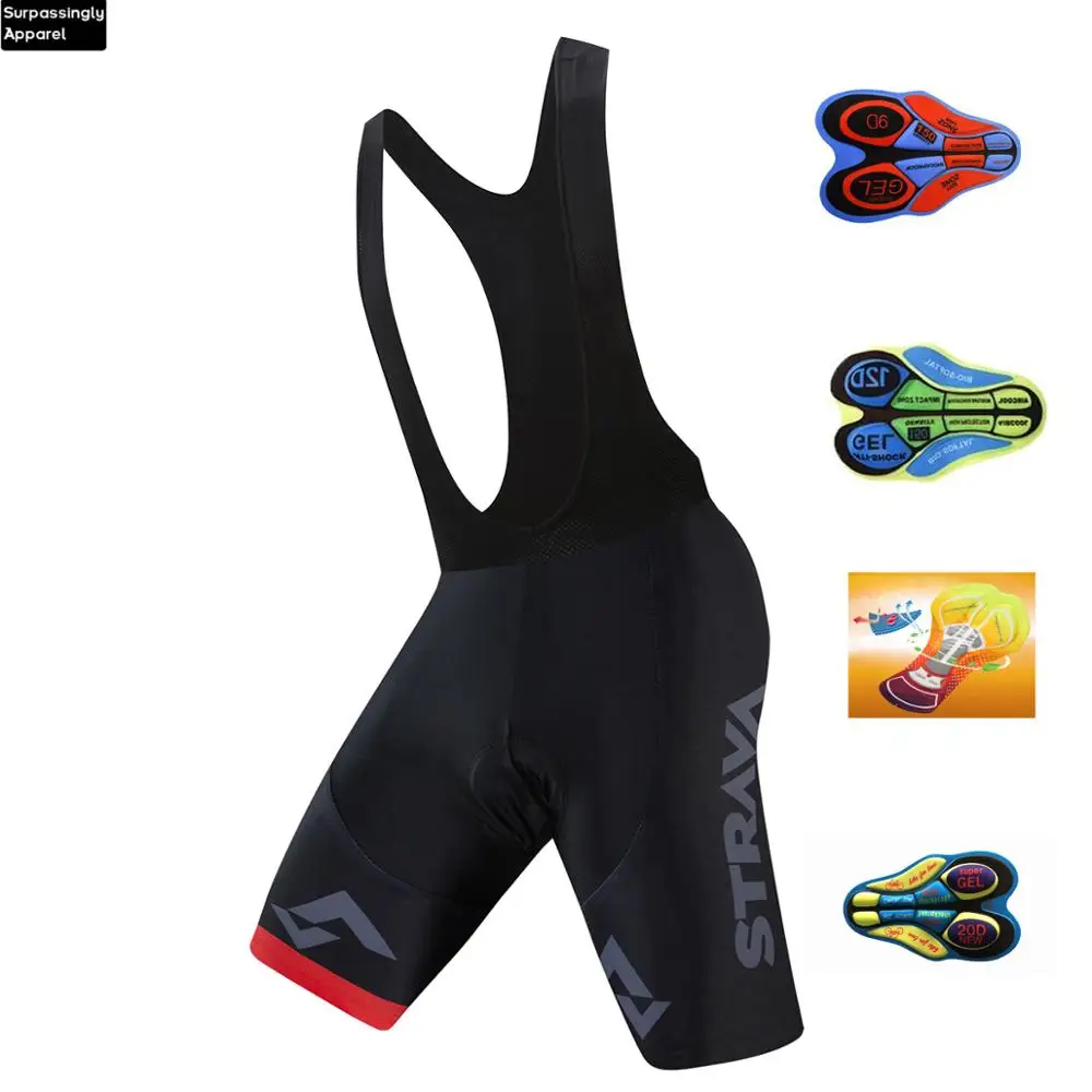 Спортивная одежда для велоспорта Ropa Ciclismo Hombre модель 20D 6XL Pro Team STRAVA 2019|Велошорты| |