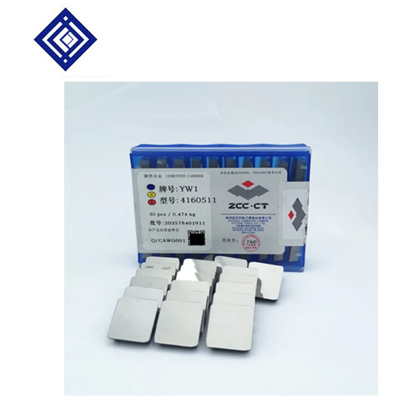 30 шт./лот ZCC.CT YT15 YG8 YG6X YT14 YW1 YT5 4160511 карбидная фрезерная вставка высокоскоростная