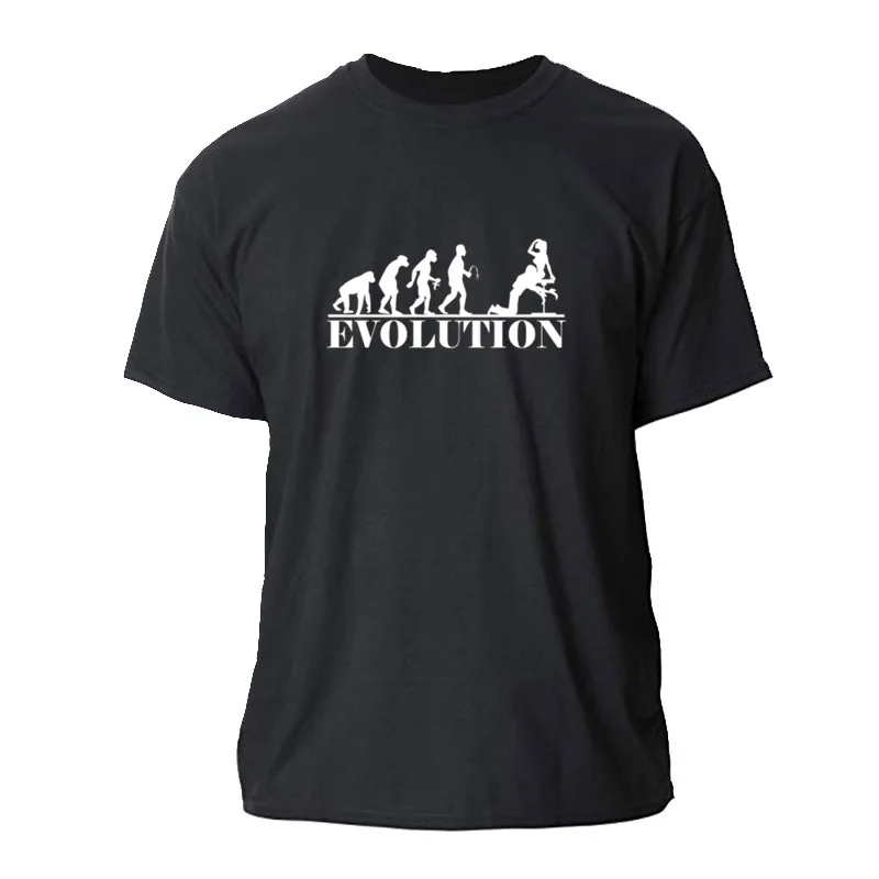 Забавные Повседневное Evolution мужской БДСМ Munch/странный футболка для Для мужчин