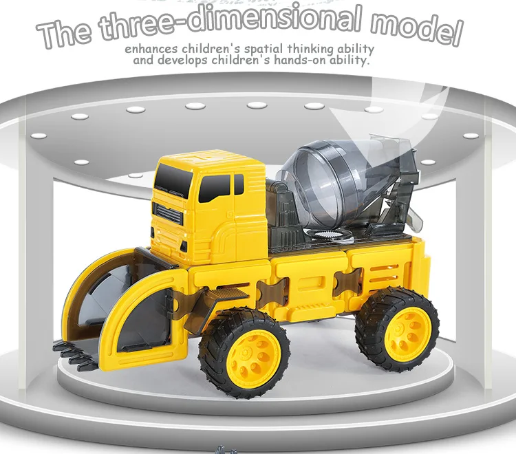 66 шт./компл. большой Размеры Магнитный грузовик, инженерный Транспорт модель DIY магниты строительные блоки образовательные игрушки для детей, подарки для детей