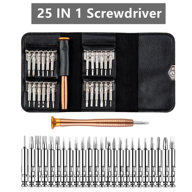 Mini Precision Screwdriver Set Magnetic,135/115 in 1 Electronic Repair Tool Kit for Iphone,Computer,Laptop,Tablet,Android 25 in 1