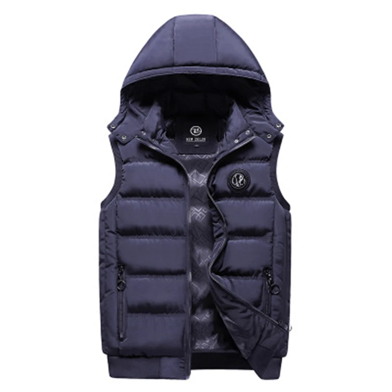 Куртки Chaqueta De Hombre плюс размер Veste Pour Homme куртка без рукавов жилет мужская хлопковая Базовая куртка Мужские жилетки Верхняя одежда Базовая