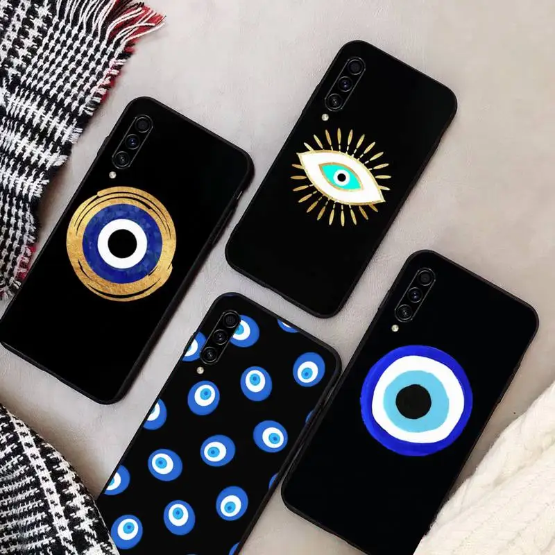 Чехол для телефона с изображением сглаза Samsung Galaxy M10 20 30 A 40 50 70 71 6S A2 A6 A9 J7 CORE PLUS STAR S10