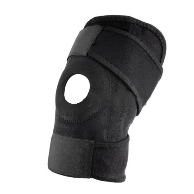 1 Pc Knee Pad Fitness Running Cycling Knee Support Brace Basketball Volleyball Antifall Knee Protector Bandage Sports Essentials PE0107BK-2
