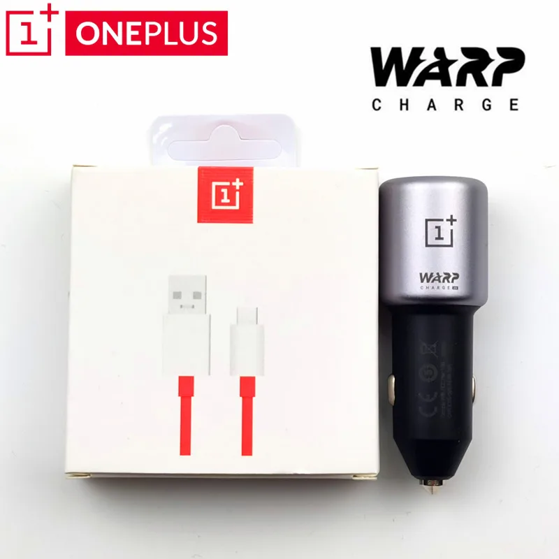 Автомобильное зарядное устройство OnePlus Warp Charge 30 Вт 5 В/6 А кабель Usb Type c для oneplus 7 7t