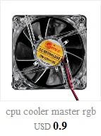 Кулер для процессора master rgb охлаждающий вентилятор для процессора охлаждающий кулер вентилятор Радиатор 7 лопастей для Intel LGA 775 1155 1156 AMD 754 AM2