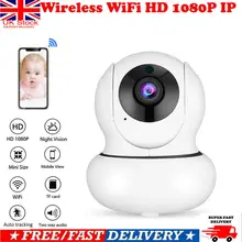 Великобритания беспроводная камера 360 HD Крытая Wifi IP камера CCTV домашний комплект видеонаблюдения