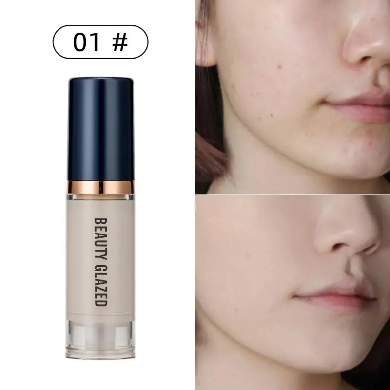 Beauty Glazed Liquid Foundation Soft Concealer Primer Base ContourPalette Waterproof Long Lasting Moisturizing Makeup TSLM1