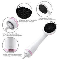 Lescolton-Sèche-cheveux One Step, brosse à air multifonctionnelle, générateur d'ions négatifs, peigne souffleur, lisseur 2