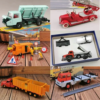 

rare fine 1:43 Retro alloy truck engineering vehicle Model of road rescue vehicle A variety of Collection model