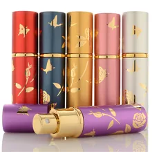 Mini bouteille de parfum Portable rechargeable 10ml, avec pompe à parfum, conteneur cosmétique vide en aluminium, vaporisateur